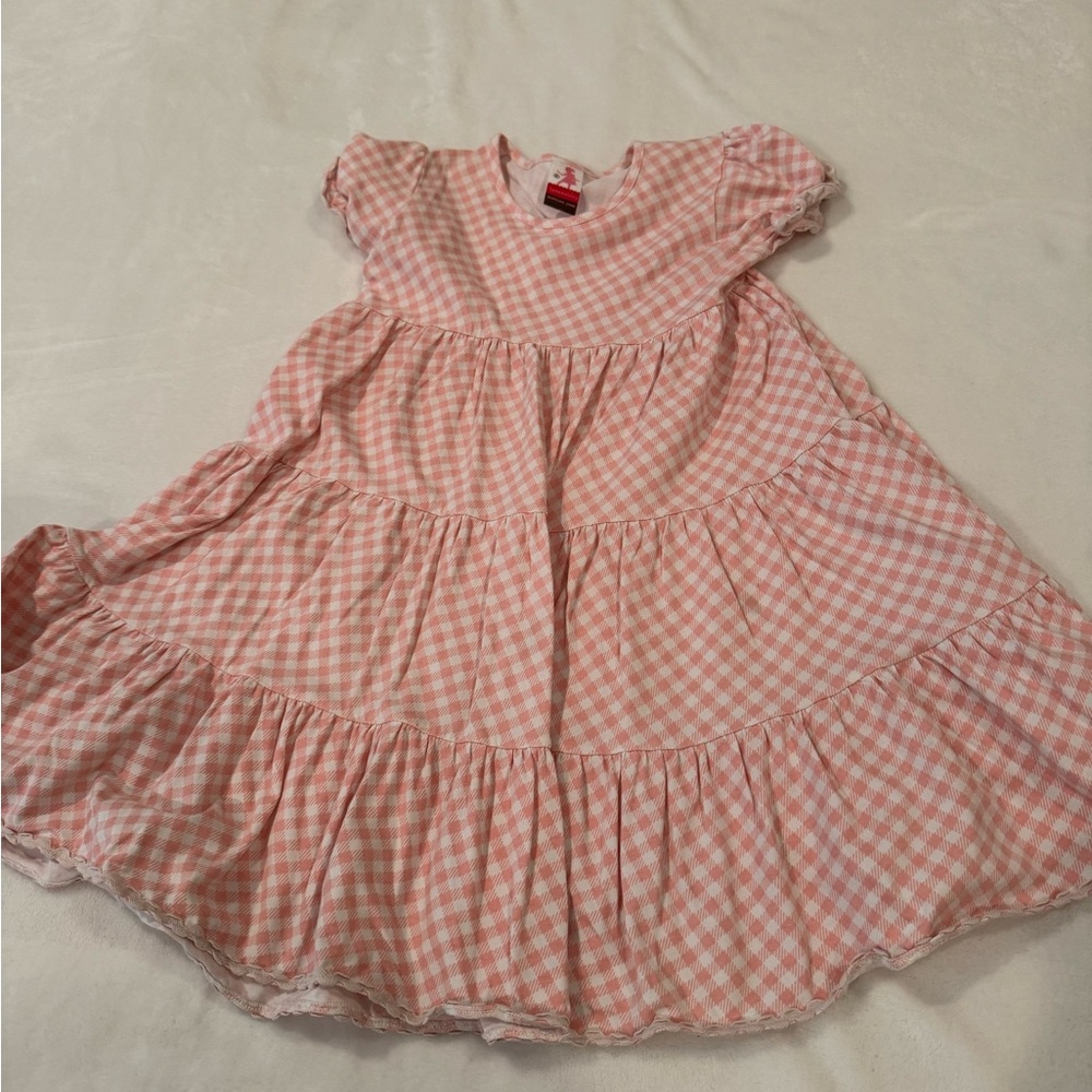 Matilda Jane Pink Checkered Kids Dress